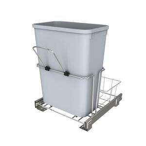 32 qt. Universal Waste Container with Rear Basket