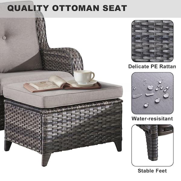MOUNTAIN RESEARCH - 定価7.4万 MOUNTAIN RESEARCH RATTAN OTTOMAN MOUNTAIN RESEARCH, Rattan Ottoman | Purveyors