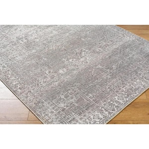 Galey Alix x Livabliss Collins Avenue VII Vintage Medallion Area Rug, 6'6 in. x 9' (7' x 9'), Olive