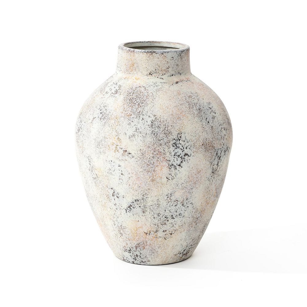 Marbled White 15.2 in. Tall Round Stoneware Vase price history on PriceWatchPro
