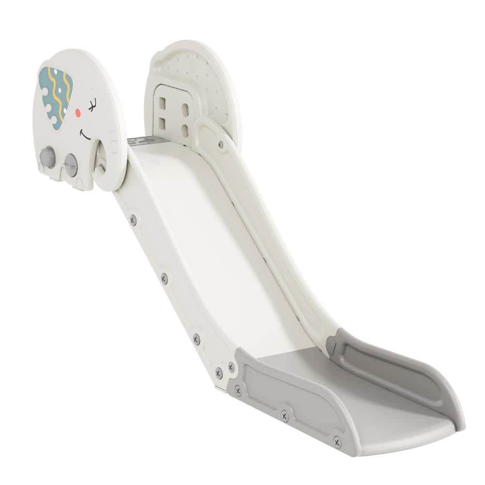 Adjustable Toddler Couch Slide, Adjustable Height Indoor Slide with HDPE Non-Slip Slide for Sofa, Bed & Playroom,White price history on PriceWatchPro