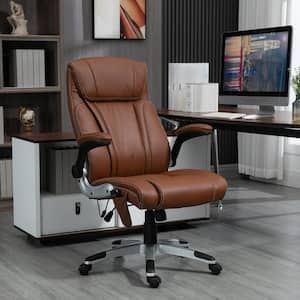 Brown Linen Arm Chair