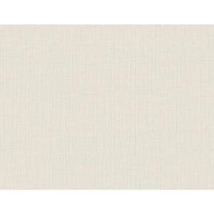 Oriel Cream Fine Linen Vinyl Strippable Wallpaper (Covers 60.8 sq. ft.)