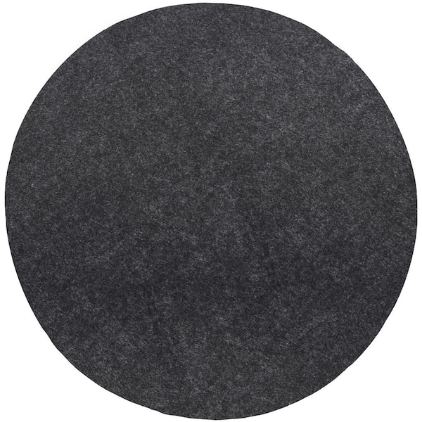 8 ft. W x 8 ft. L Black Polyester Multi-Purpose Garage Floor Mat, Absorbent Oil Pad, Premium Maintenance Mat