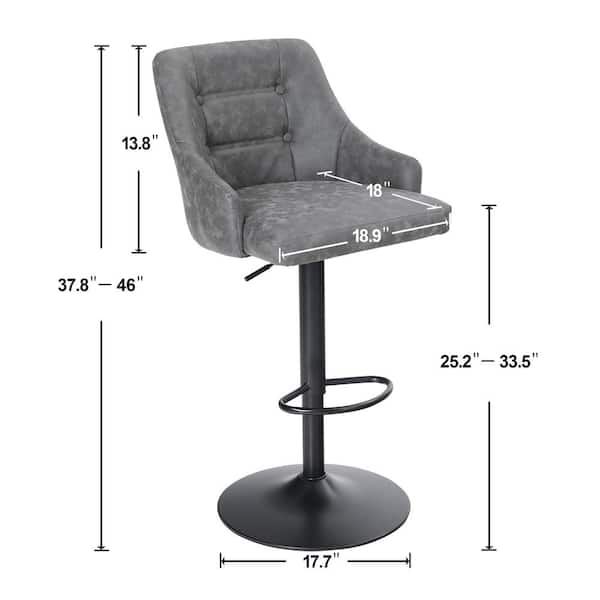 phi villa swivel bar stools instructions