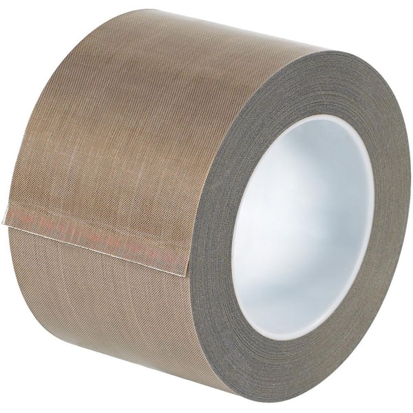 Unbranded (1-Pack) 3 in. x 18 yds. 3 Mil Brown PTFE Glass Cloth Tape