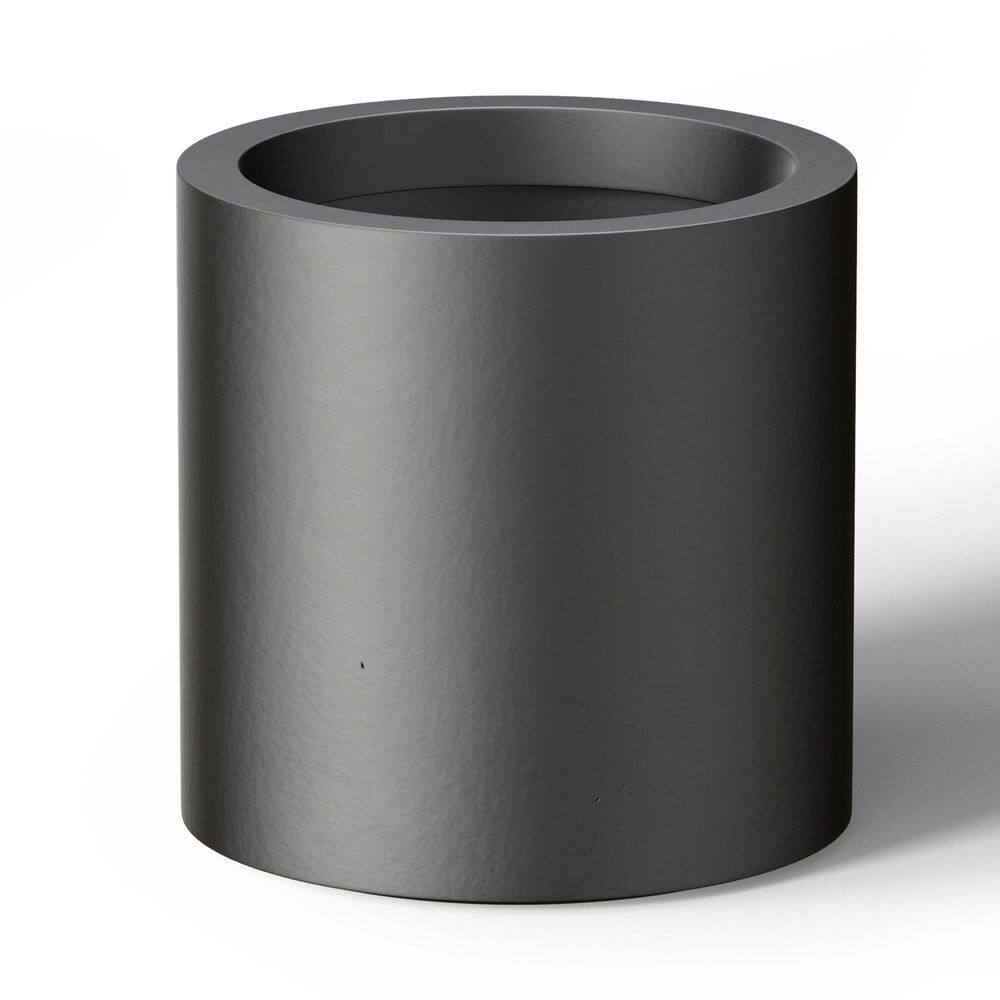 10 in. Small Charcoal Black (Enhanced Core) Concrete Round Planter / Pot with Drainage Holes price history on PriceWatchPro