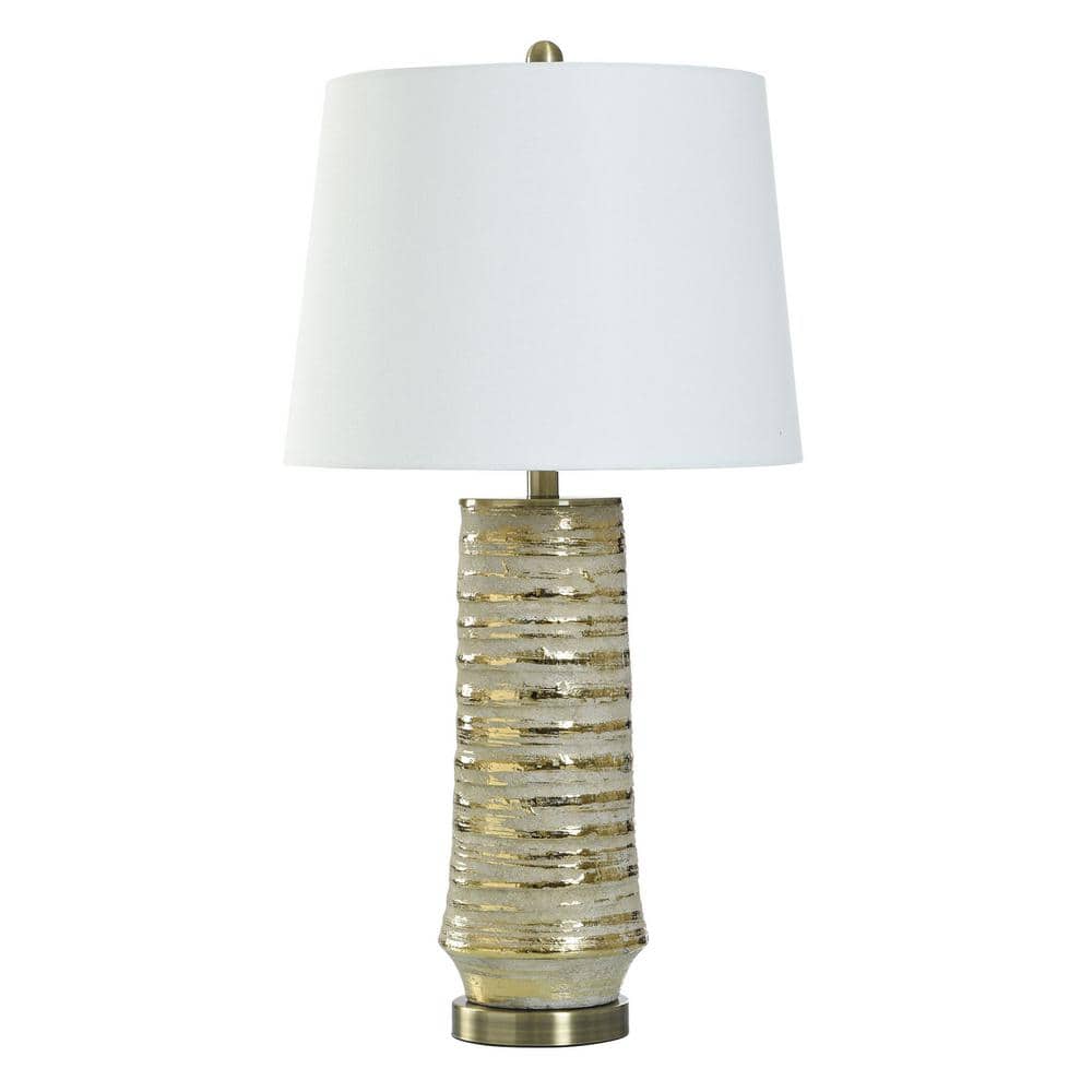 Cream Table Lamp with White Linen Shade 31 in. price history on PriceWatchPro