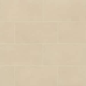Sahara Rectangular 12 in. x 24 in. Matte Ecru Porcelain Tile (13.56 sq. ft./Case)