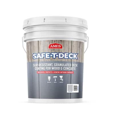 Safe-T-Deck 5 gal. Greyhound Slip Resistant Exterior Waterproof Deck Coating