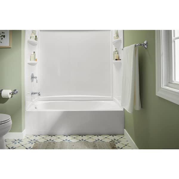 Performa 2 60 in. x 29 in. Soaking Bathtub with Right Drain in White