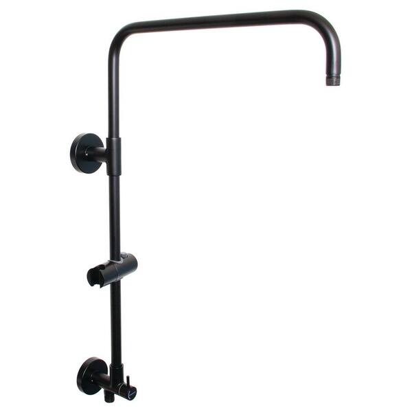 Speakman ShowerSlide 10 in. Riser Shower Bar in Matte Black WS3010MB