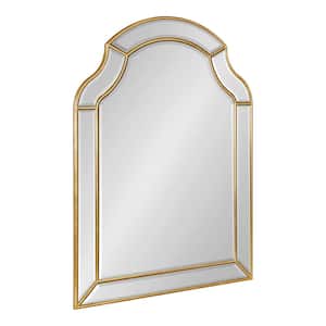 Pinchot 23.62 in. W x 31.49 in. H Gold Arch Classic Framed Decorative Wall Mirror