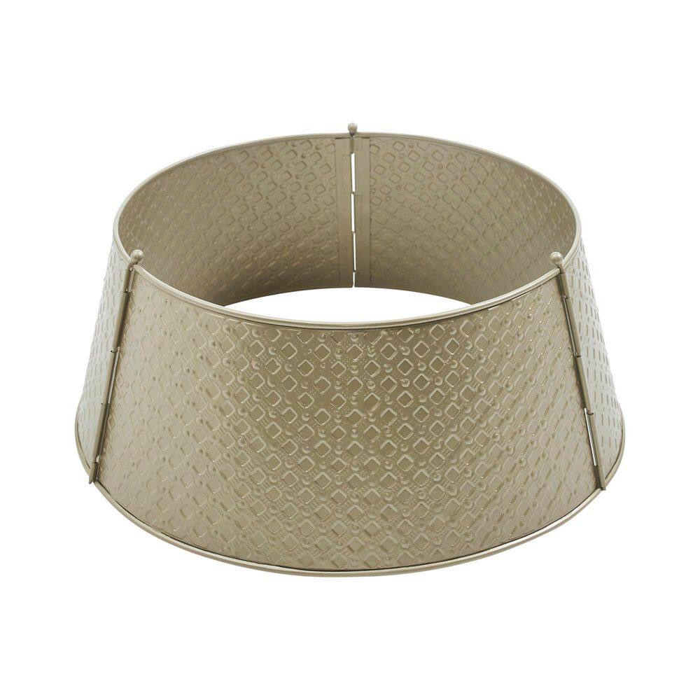Lattice 20 in. D Antique Gold Metal Tree Collar price history on PriceWatchPro