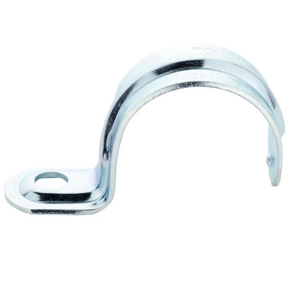 Commercial Electric - 1-1/2 in. Electrical Metallic Tubing (EMT) One-Hole Strap (2-Pack)