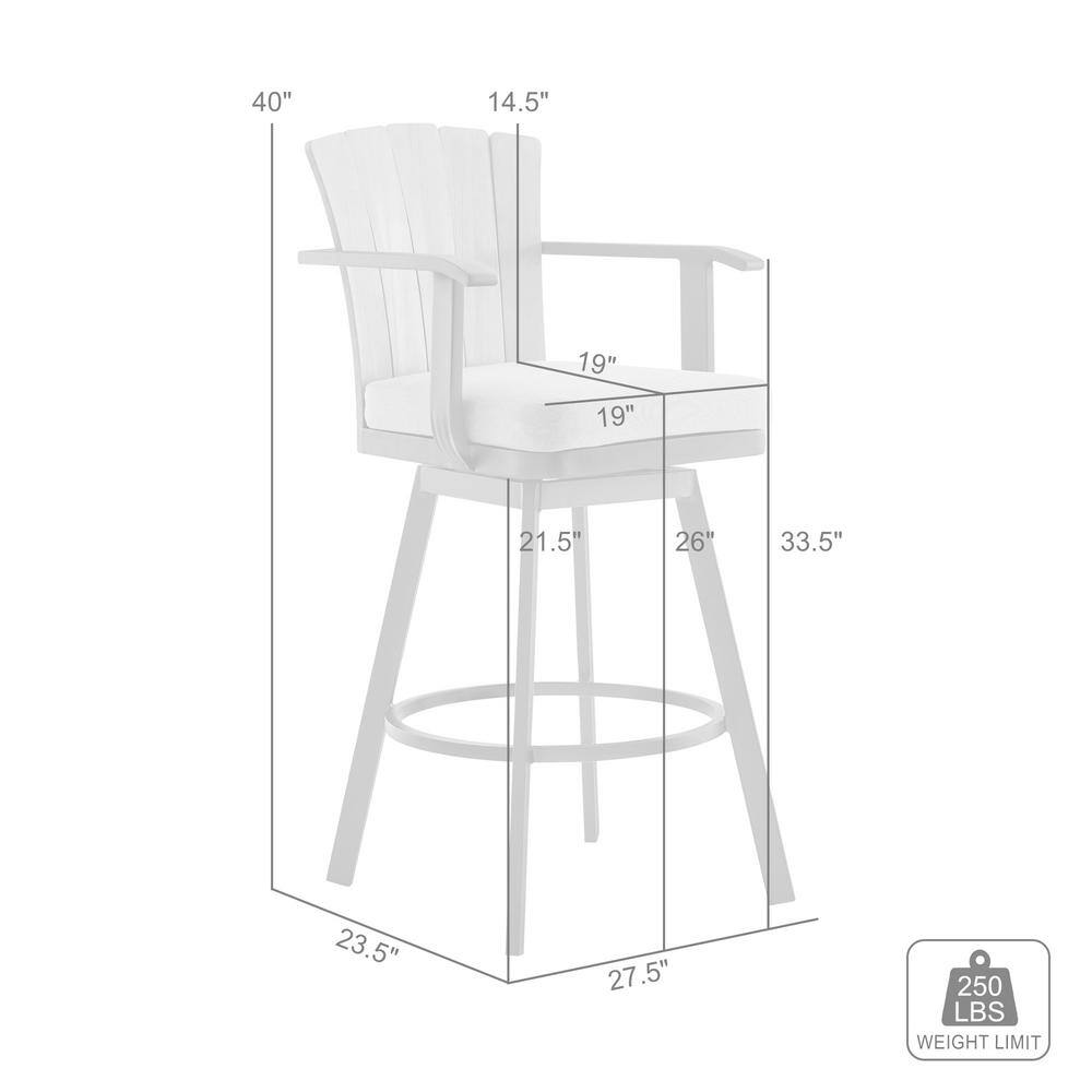 Hazel Teak and Aluminum Outdoor Swivel Chair with Cushions