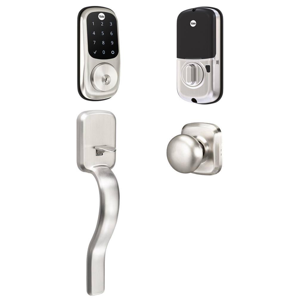 Yale Assure Smart Lock Satin Nickel Touchscreen Alarmed Lock with WiFi