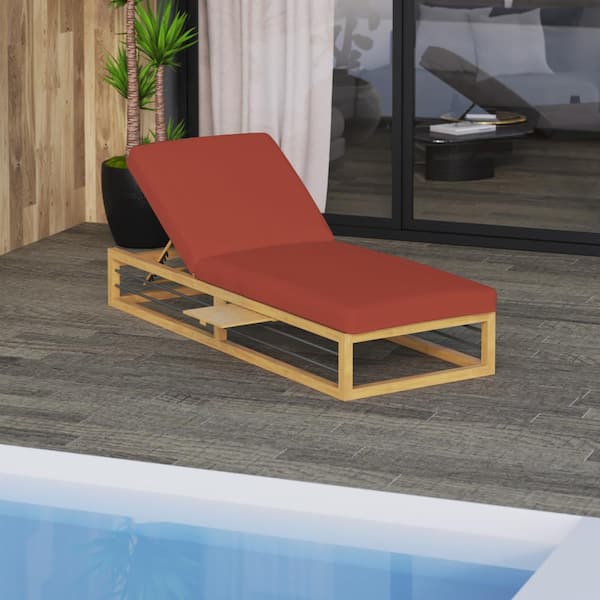 Faunce reclining chaise lounge with online cushion