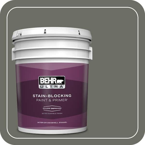 BEHR ULTRA 5 gal. #N380-6 Bonsai Trunk Extra Durable Eggshell Enamel Interior Paint & Primer
