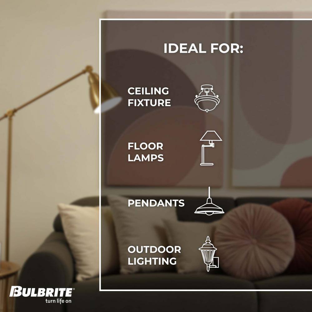 Oversized Clear Spiral Filament LED Edison Bulb, 12.68 inches