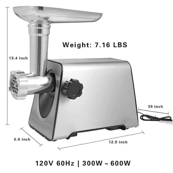 Aluminium Alloy Hand Operate Manual Meat Grinder Sausage Beef Mincer Hand  Crank Meat Mincer & Tabletop Clamp Kitchen Home Tool