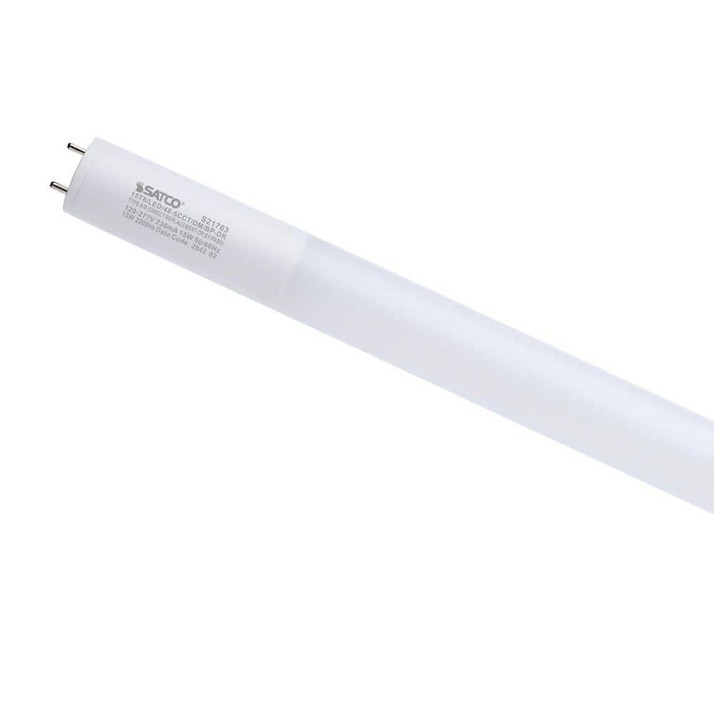 25-Watt 30K/35K/40K/50K/65K CCT Selectable T8 Dimmable G13 Linear LED Light Bulb TYPE A/B 120/277V (25-Pack) price history on PriceWatchPro