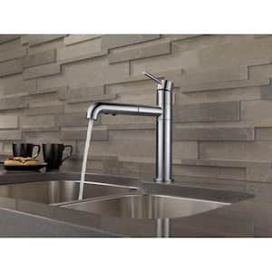 Trinsic Single-Handle Pull-Out Sprayer Kitchen Faucet In Arctic Stainless