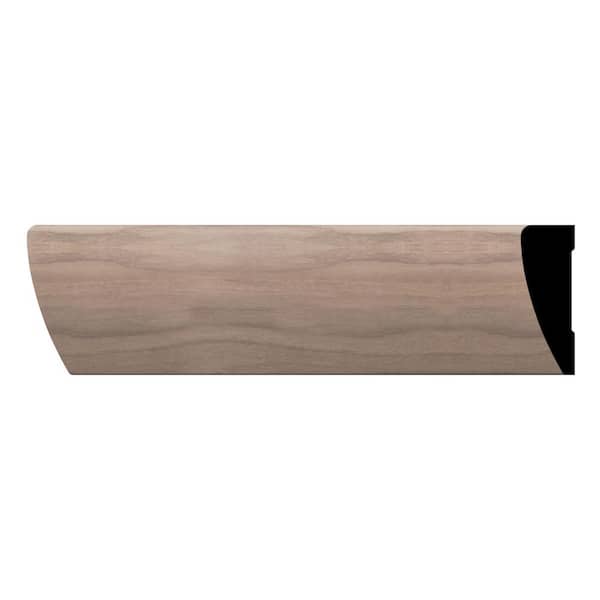 Ekena Millwork WM52 0.69 in. D x 2.25 in. W x 96 in. L Wood (Walnut) Modern Casing Moulding