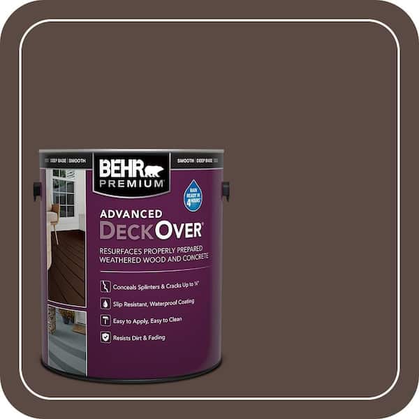 1 gal. #SC-105 Padre Brown Smooth Solid Color Exterior Wood and Concrete Coating