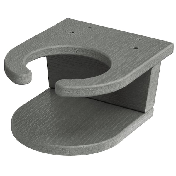 Highwood Easy-add Coastal Teak Cup Holder