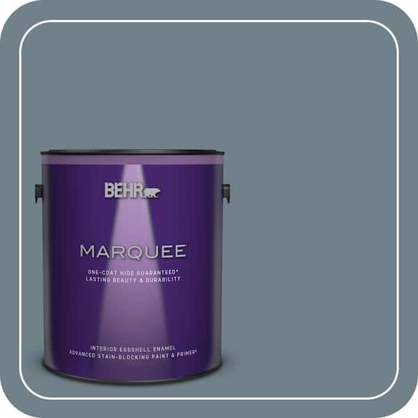 BEHR MARQUEE 1 gal. #PPU13-04 Atlantic Shoreline One-Coat Hide Eggshell Enamel Interior Paint & Primer