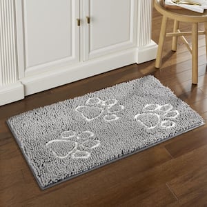 Ojia OJIA Front Door Mat Outdoor 236 x 354 gray and White Striped