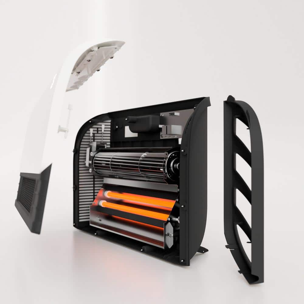 White Infrared Wall Heater with WiFi and Thermostat