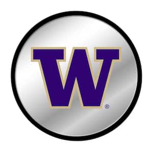 17 in. Washington Huskies Modern Disc Mirrored Decorative Sign