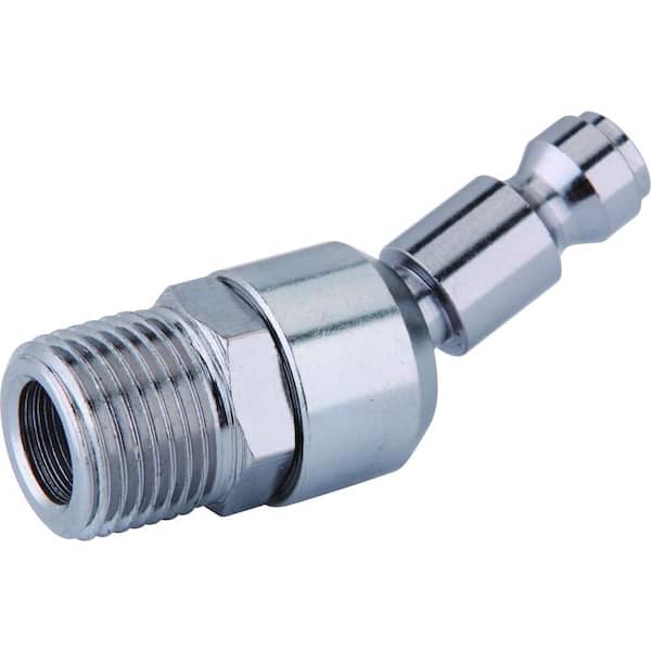 Freeman Zinc 1/4 in. x 3/8 in. Male to Male Swivel Automotive Plug