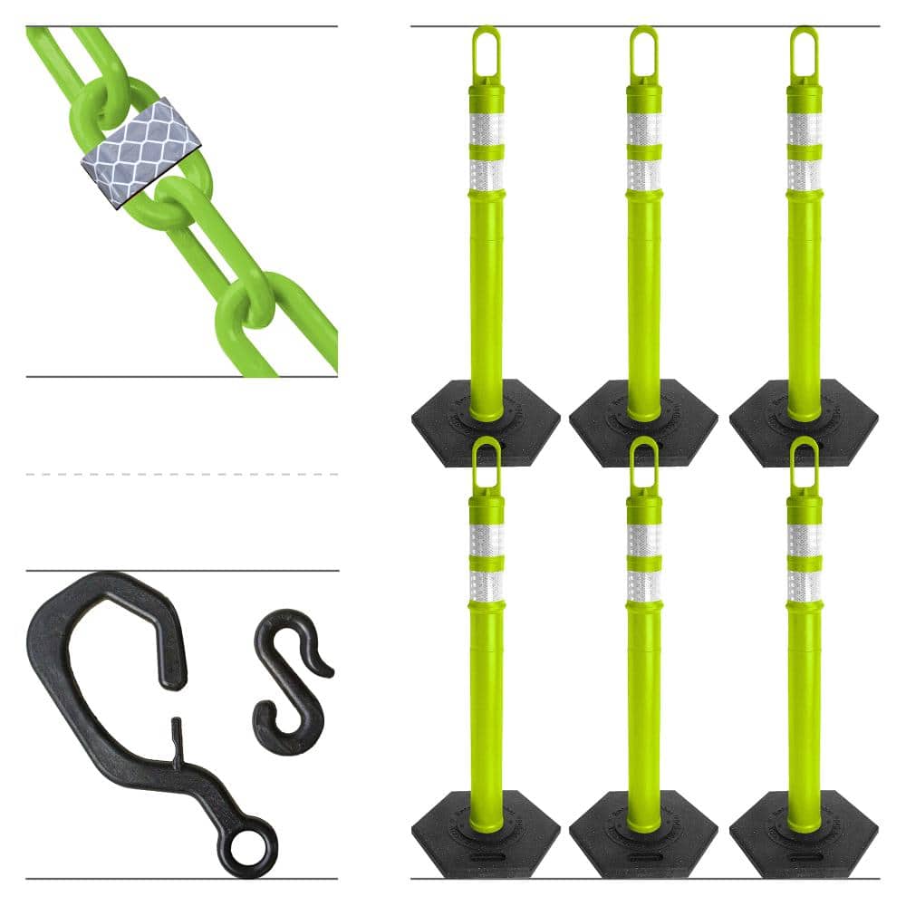 Safety Green Delineator and Reflective Chain Kit price history on PriceWatchPro