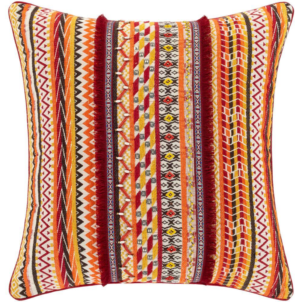 decorative orange pillows