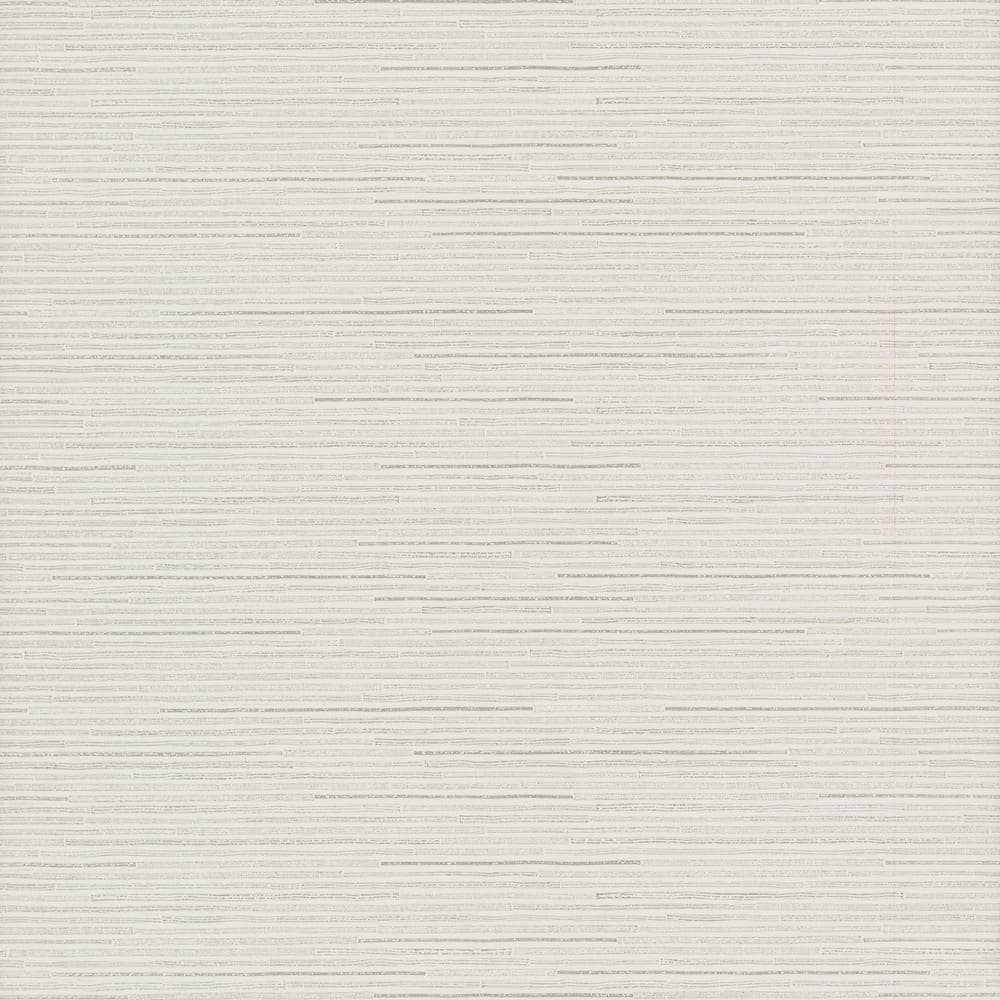 Antonina Vella Ribbon Bamboo White And Silver Metallic Wallpaper DD3833 ...