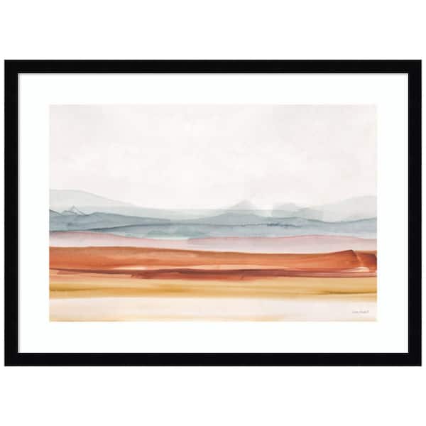 Amanti Art "Sierra Hills 01" by Lisa Audit 1-Piece Wood Framed Giclee Country Art Print 19-in. x 25-in.