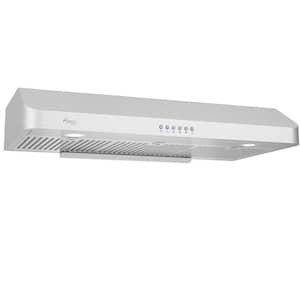 36 in. 900 CFM Ducted Under Cabinet Range Hood in Stainless Steel