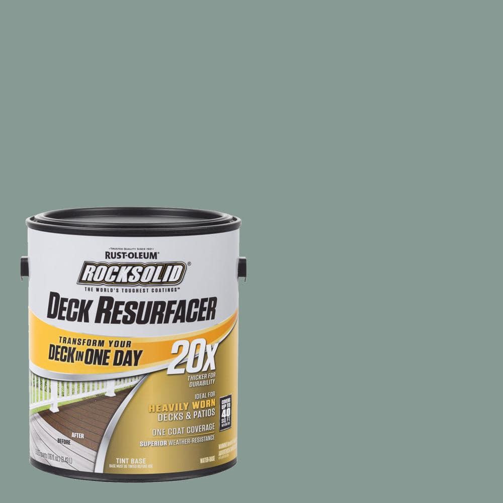 RustOleum RockSolid 1 gal. Moss Exterior 20X Deck Resurfacer 319393