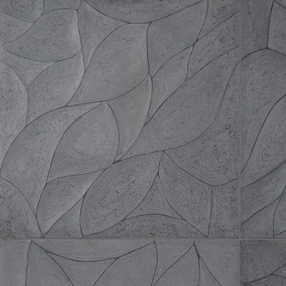 Ophelia Petra Nero 4 in. x 0.59 in. Honed Limestone Marble Wall Tile Sample price history on PriceWatchPro