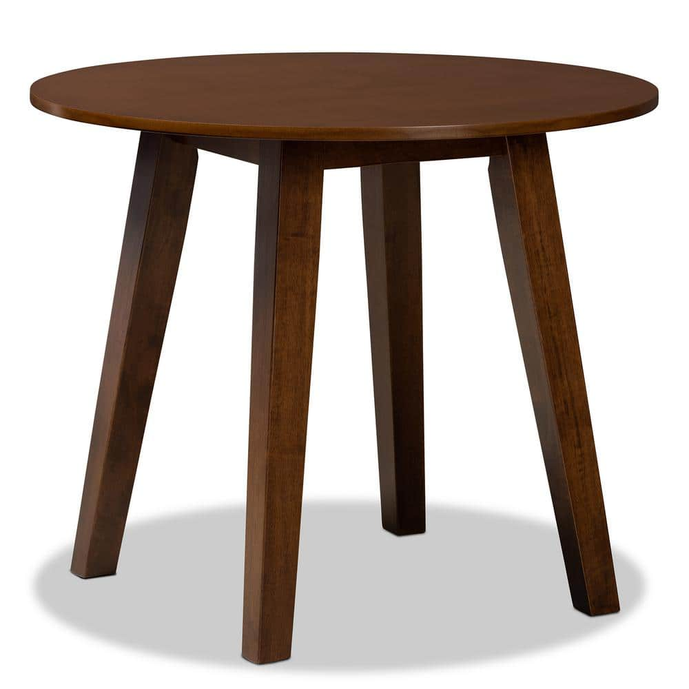 Baxton Studio Ela Walnut Dining Table 169 10895 HD The Home