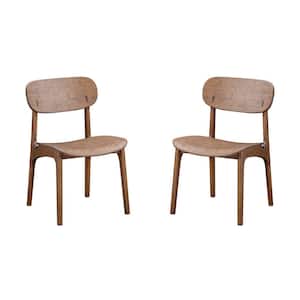 Solvang Wood Dining Chair - Brown Ale Finish - (Set of 2)