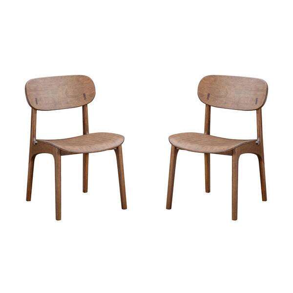 Boraam Solvang Wood Dining Chair - Brown Ale Finish - (Set of 2)