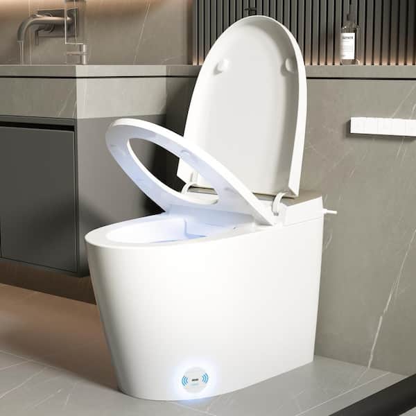 UKISHIRO Smart Bidet Toilet with Auto-Open Lid, Heated Seat, and Deodorizing - CLB23A18