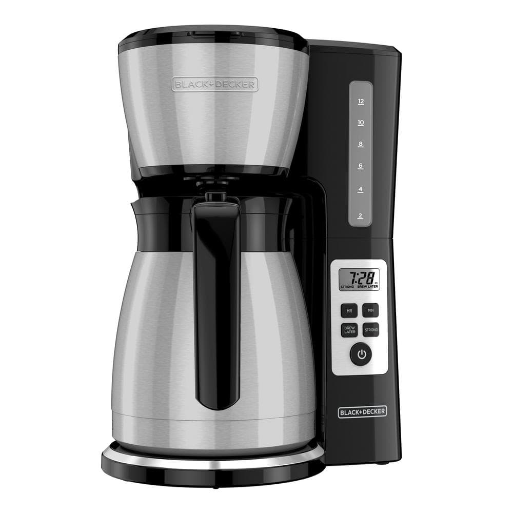 BLACK DECKER 12 Cup Thermal Drip Coffee Maker Programmable CM2046S