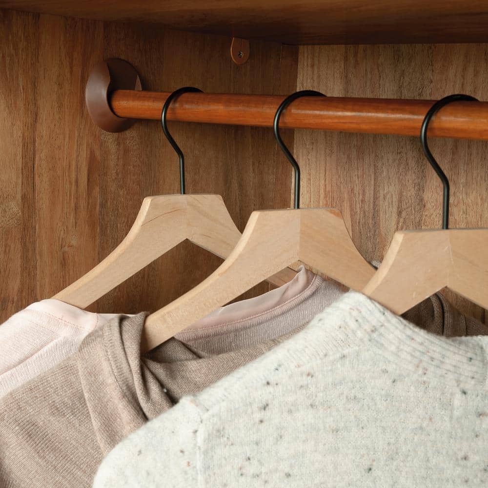 Sindoori Mango Brown Herringbone Pattern Wardrobe Armoire with Drawer