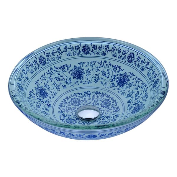 Cadence Series Vessel Sink in Decor White Cadence Series Vessel Sink in Decor White