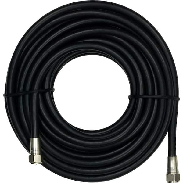 GE 25 ft. RG-6 Coaxial Cable - Black
